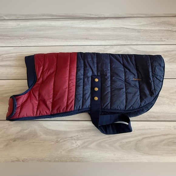 Barbour Brampton Quilted Dog Coat Navy XL NWT IN PACKAGE - Picture 3 of 10